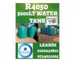 Back Up Water Storage Tanks 5000lt for R4050.00