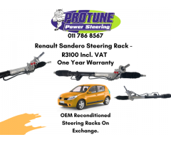 Renault Sandero - OEM Reconditioned Steering Racks