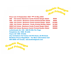 Graphic Designs And Printing