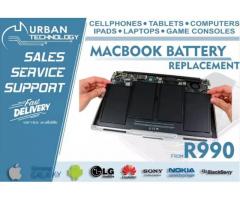 Macbook battery replacements