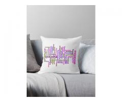 2- Throw pillows