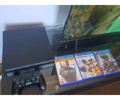 Playstation 4 Slimline. 1TB HDR with Games Playstation 4 Slimline. 1TB HDR with Games