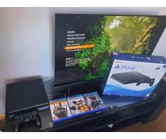 Playstation 4 Slimline. 1TB HDR with Games Playstation 4 Slimline. 1TB HDR with Games