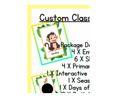 Classroom Decor (Customised)