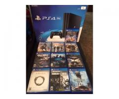 Brand New ps4 pro for sale including games Brand New ps4 pro for sale including games