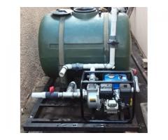 Water tank 500 litres with pump