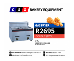 2 Tank 2-Basket Gas Fryer FDG2X6 | Gas Fryer