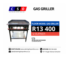 Floor Model Gas Griller 12 Burner