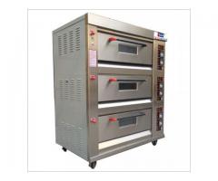 3 DECK AND 6 TRAYS ELECTRIC OVEN FOR SALE