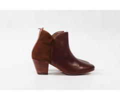 Half Suede Ankle Boots