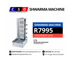 Shwarma Machine 3 Burner Gas