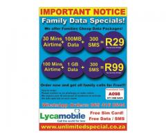 Family Data Specials