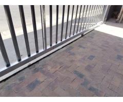 Steel fencing and gates