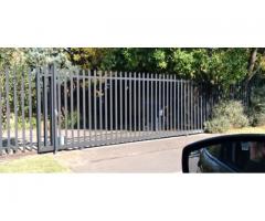 Steel fencing and gates