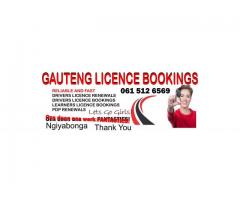 Gauteng Licence Bookings