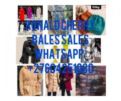 Winter clothing bales for sale.