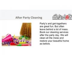 After Party Clean Up Services