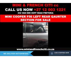 Mini cooper F56 left rear quarter section for sale
