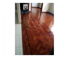 Parquet wooden floors installations