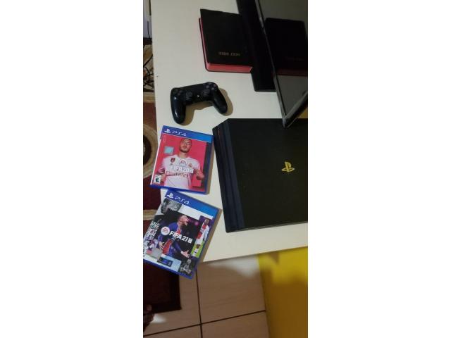 ps4 pro for sale including games - 1/2