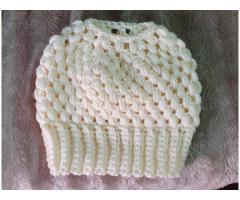 Open top beanie (for pony tail)