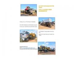 14 TON ROLLBACK FOR HIRE