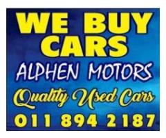 Alphen Motors, We Buy and Sell Quality used Vehicles