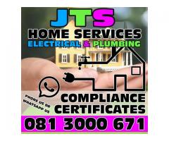 Plumbing and Electrical COC Certificates - Gauteng