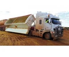 Side Tippers Trucks for hire call 0604342241