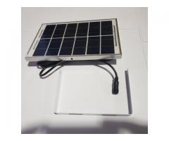 25 Watt, LED Flood Light, with 25 Watt small solar panel