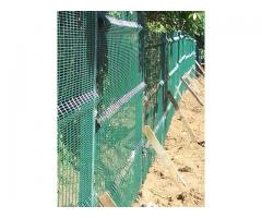 Clear Vu fence and Precast wall